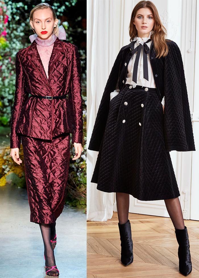 Costumes matelassés pour femmes