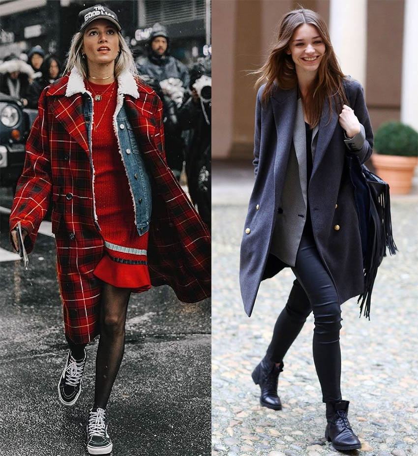 Looks superposés d'hiver pour femmes