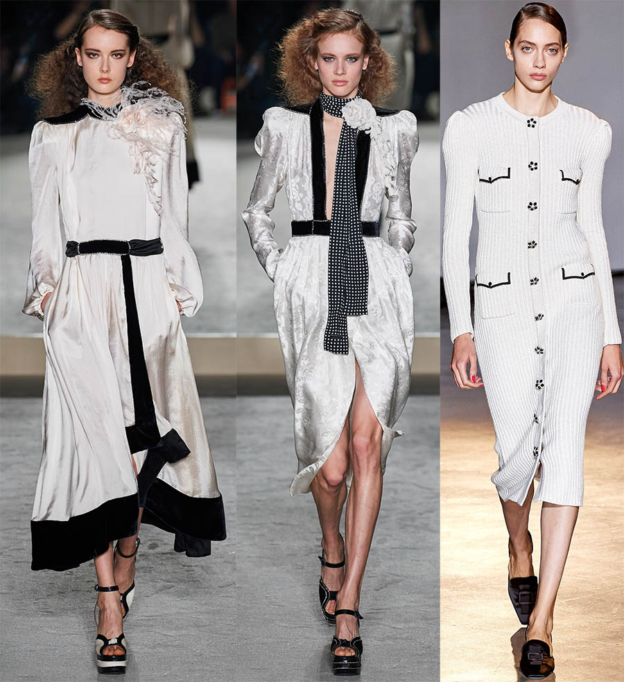 Robe blanche pour le nouvel an