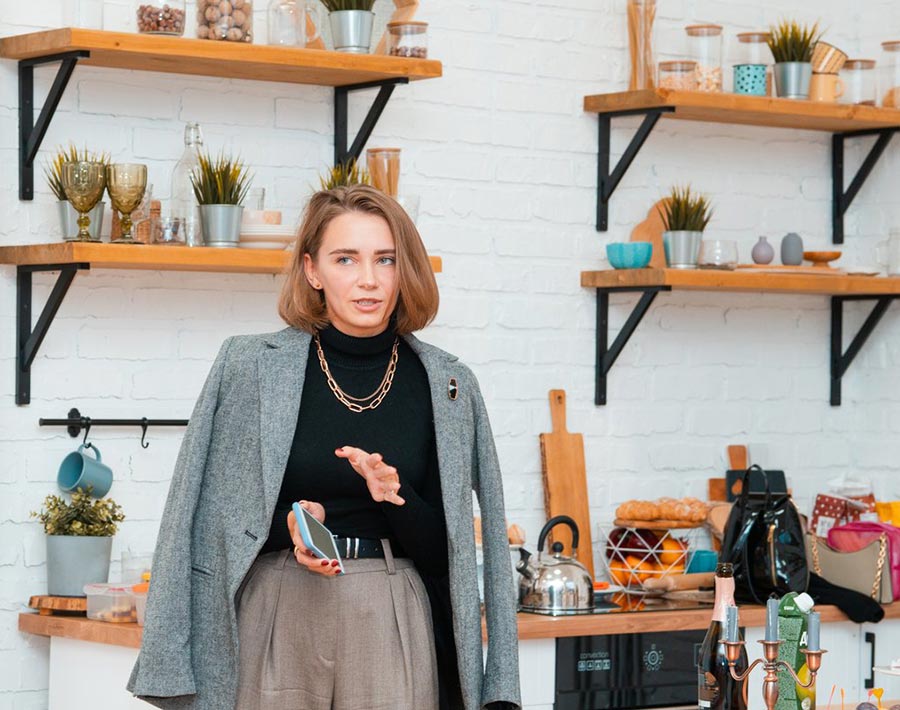 La styliste Ioulia Melekhova