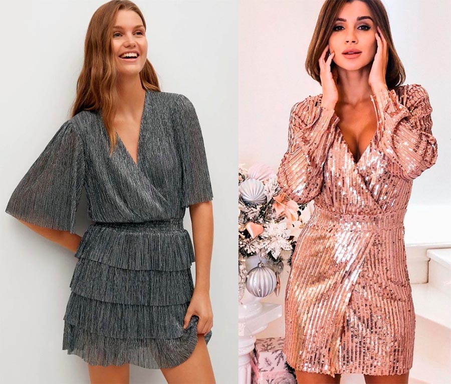 Mini robes du nouvel an