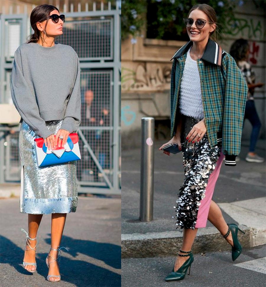 Les paillettes dans les looks de tous les jours