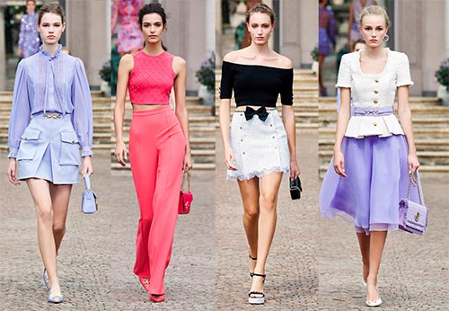 Mode italienne Elisabetta Franchi printemps-été 2026