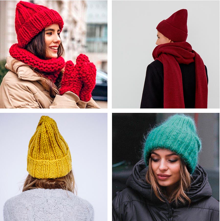 Des chapeaux pour l'hiver