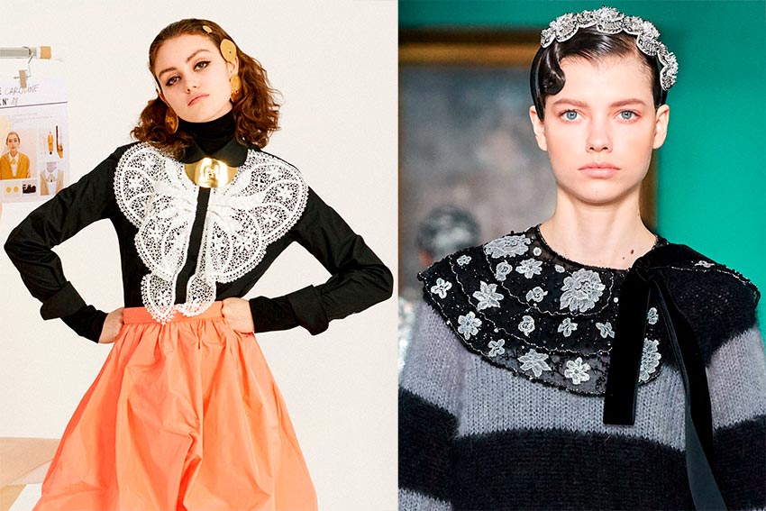 Colliers en dentelle