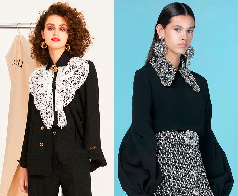 Colliers en dentelle