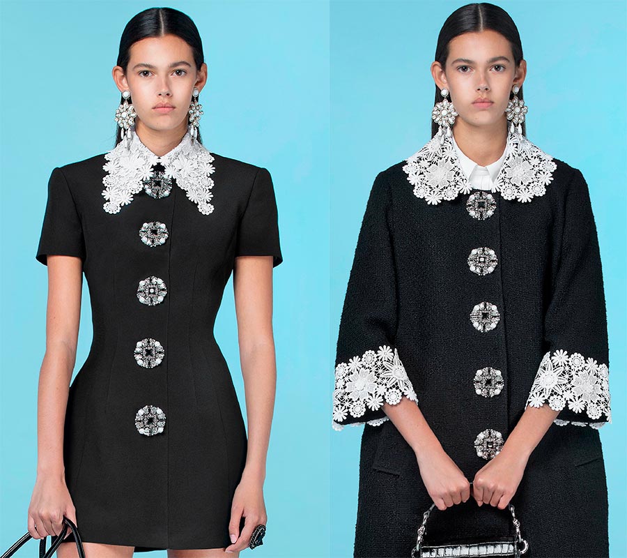 Cols en dentelle pour robes et chemisiers : des looks élégants