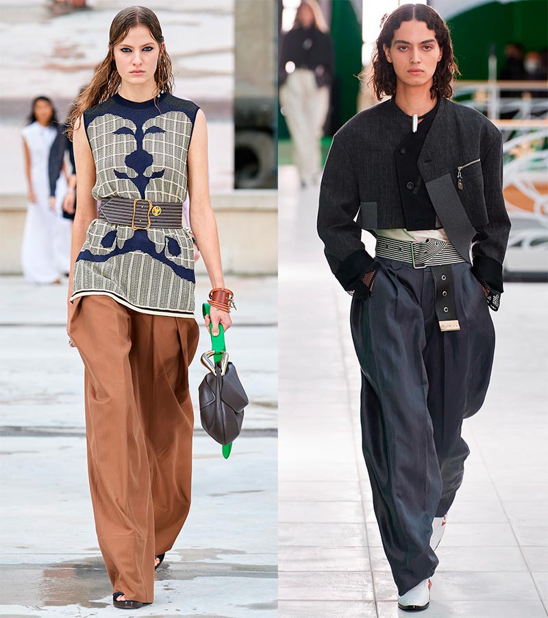 Pantalon large pour femme