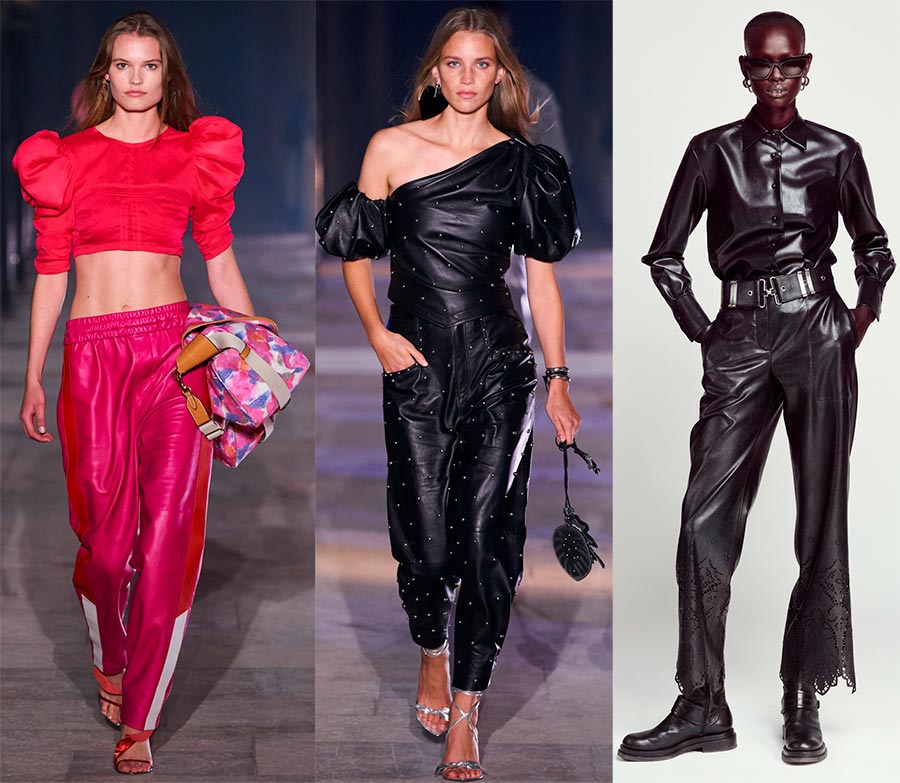 Pantalon en cuir 2026