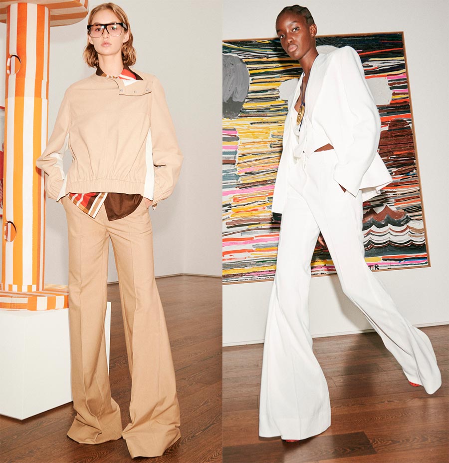 Pantalon évasé pour femme