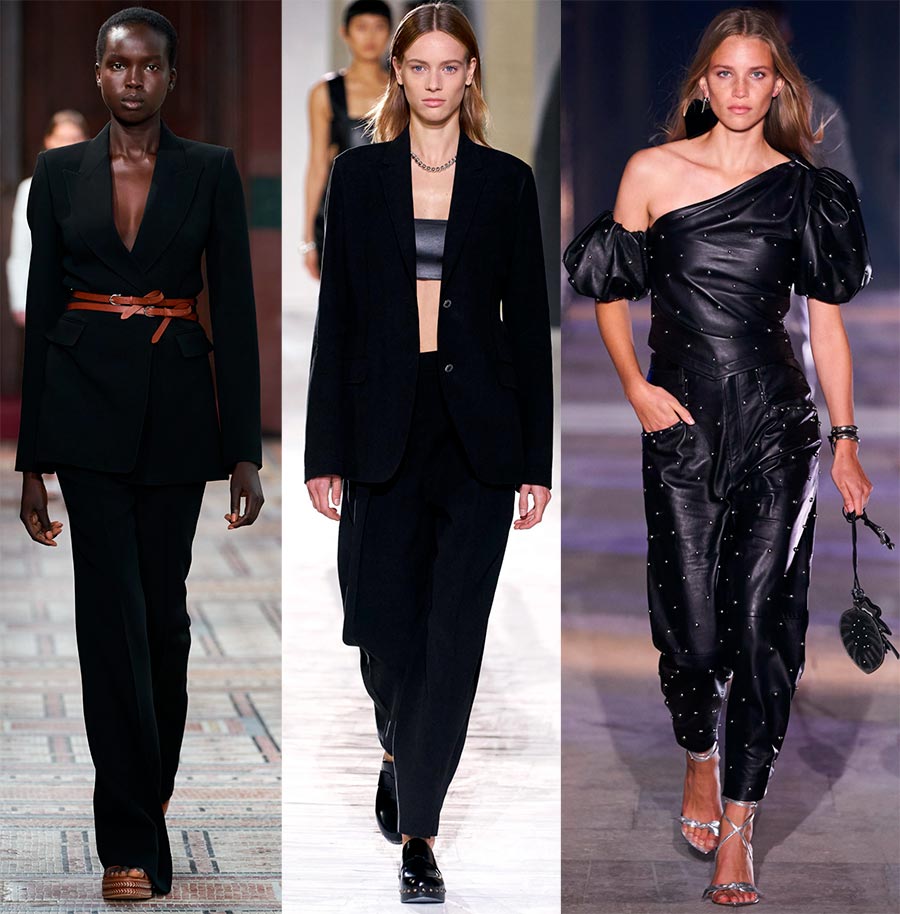 Costumes noirs pour femmes