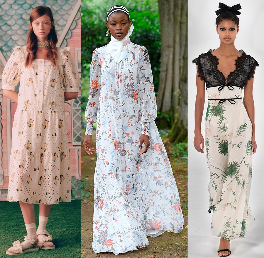 Imprimé fleuri printemps-été