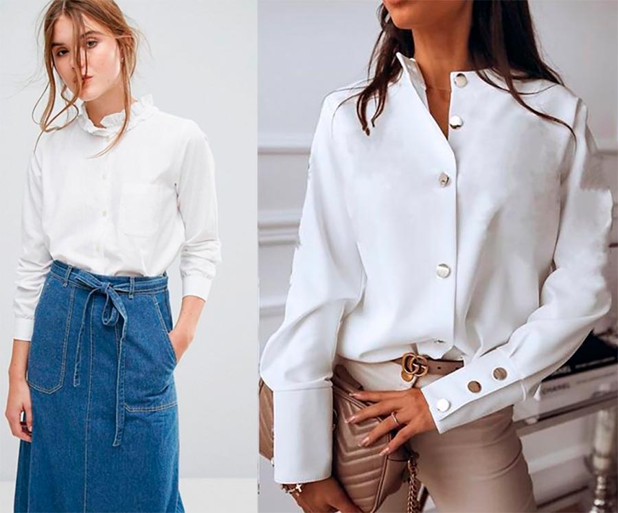 Images avec une chemise blanche