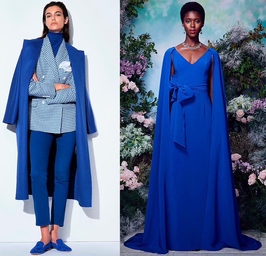 Le bleu est à la mode