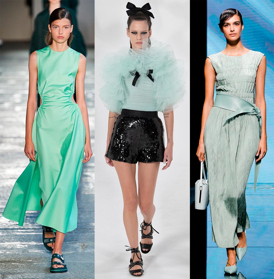 Nuances pastel dans les vêtements