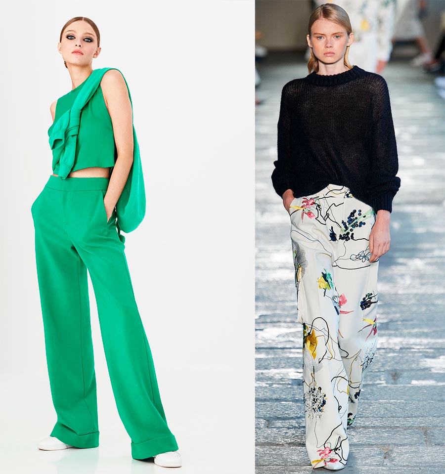 Pantalon large pour femme