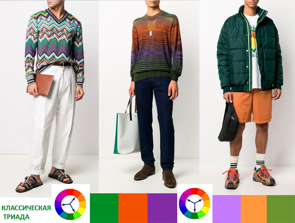 Combinaison de nuances à la mode