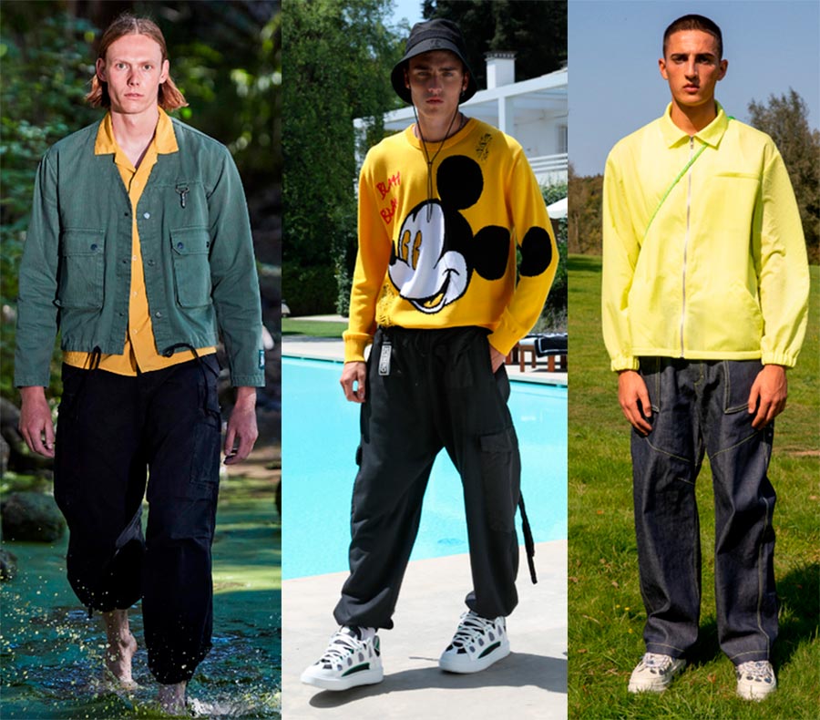 couleurs dans la garde-robe des hommes