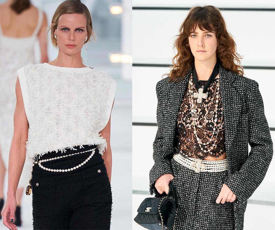 Bijoux fantaisie avec perles