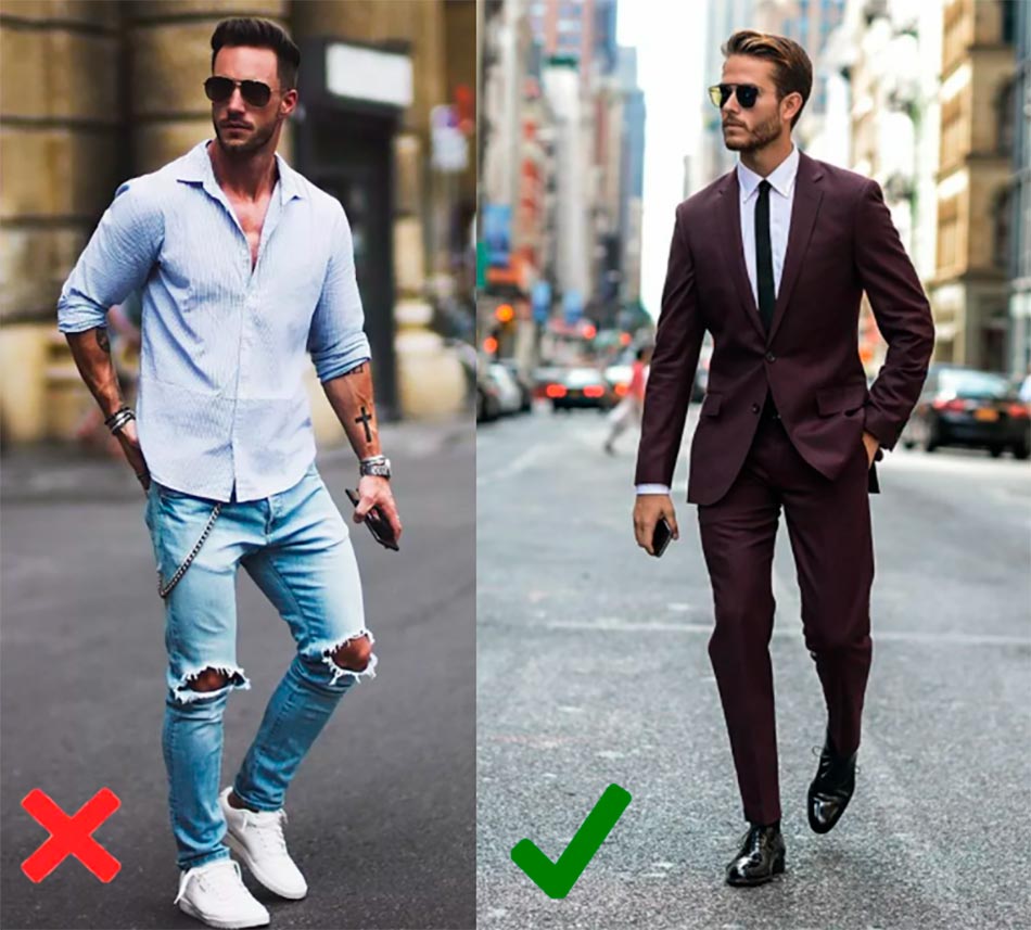 Erreurs dans le style masculin