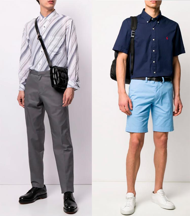 Chemise sans cravate