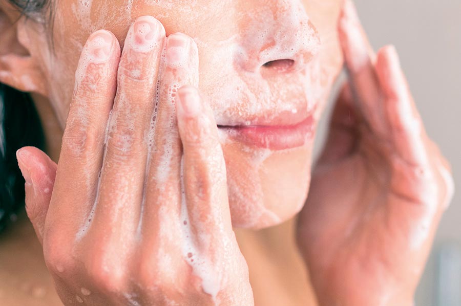 Nettoyage de la peau