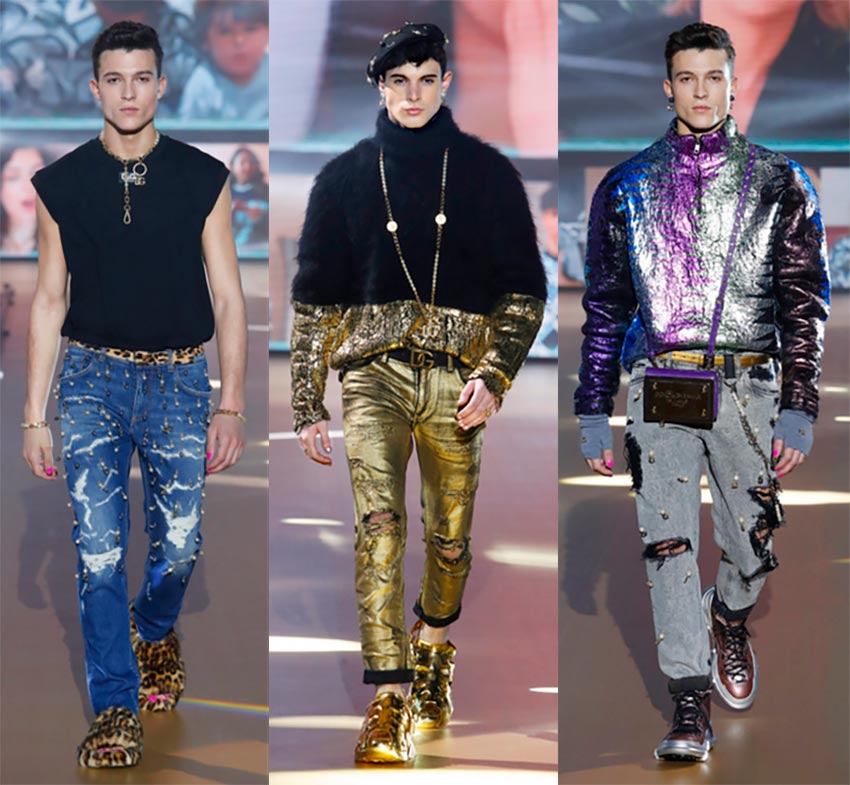 Jeans homme déchiré