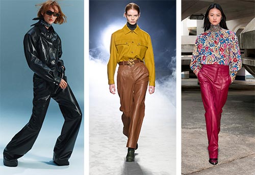 Pantalon en cuir à la mode 2025-2026 : nouveautés et tendances