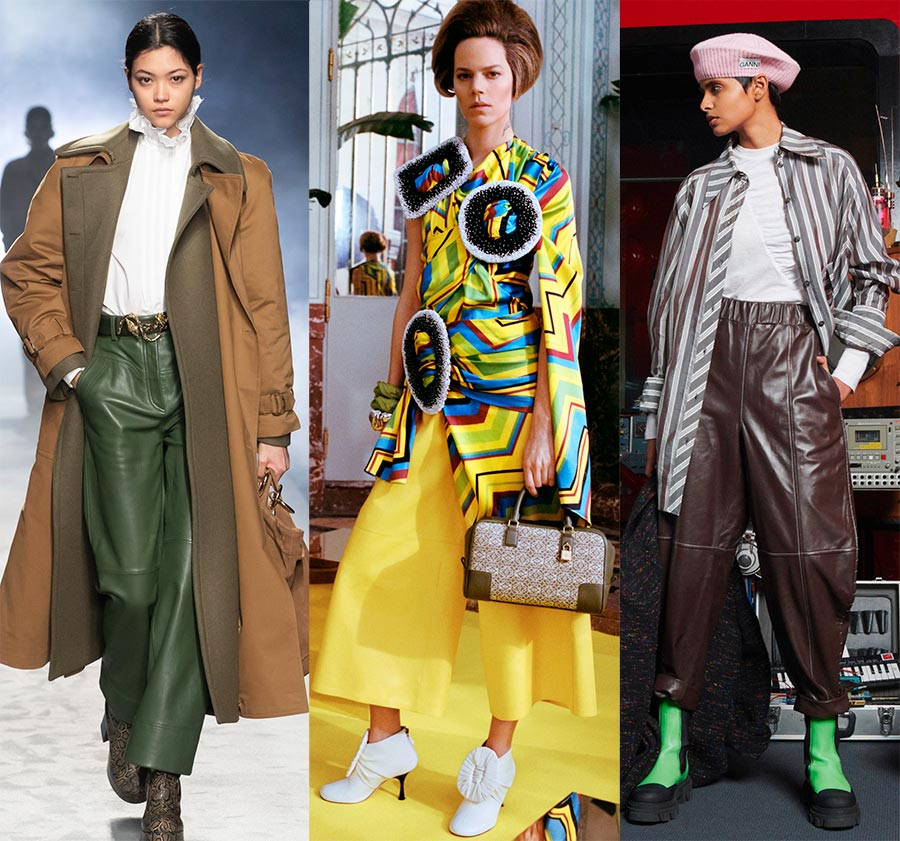 Pantalon en cuir 2025-2026