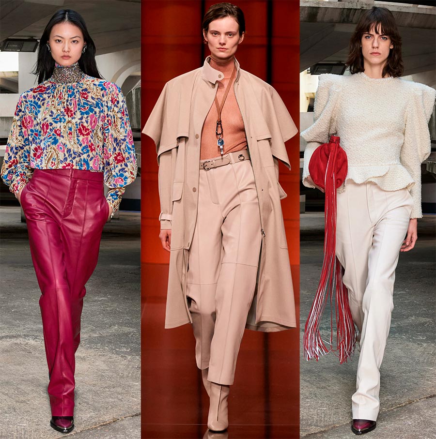 Pantalon en cuir 2025-2026