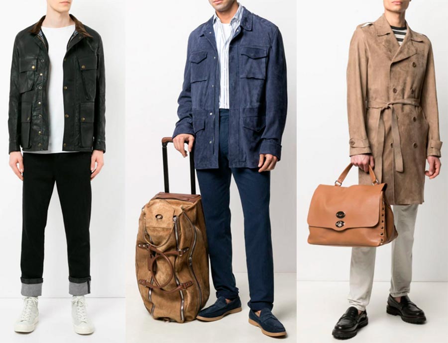 Vestes en cuir pour hommes