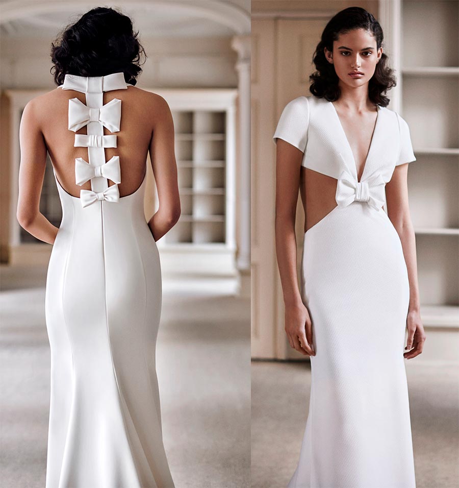 Robes de mariée avec noeud