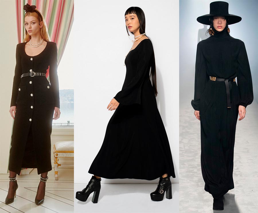 Robes longues noires