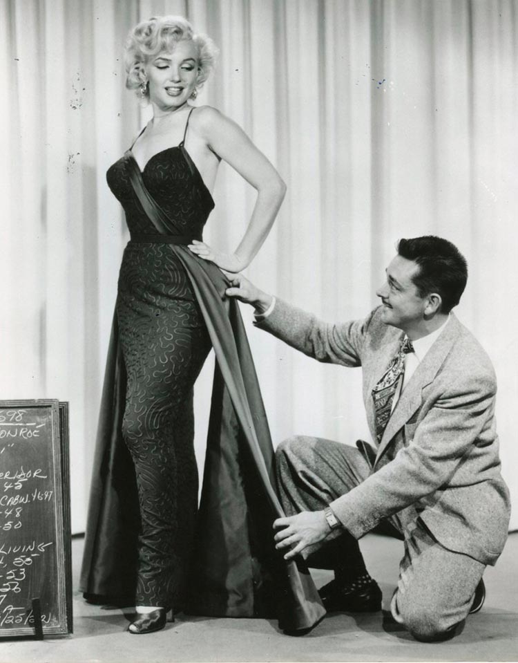 Marilyn Monroe et William Travilla