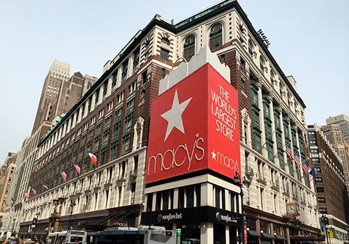 Les achats en ligne chez American Macy's et l'histoire du grand magasin