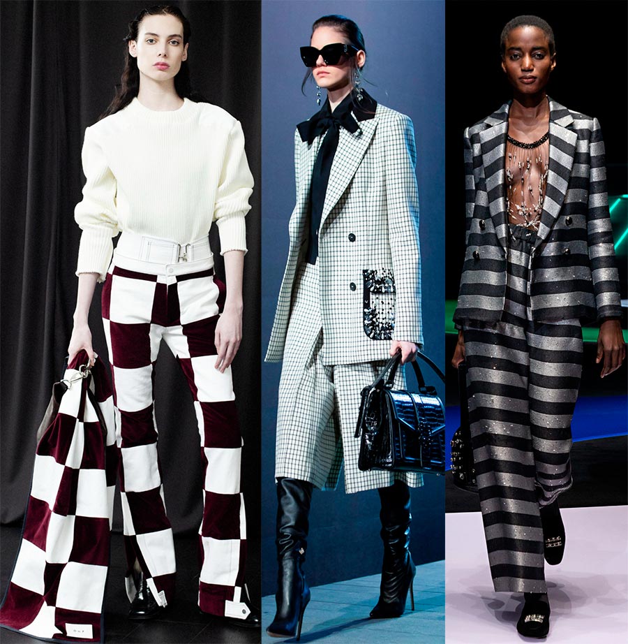 Costumes avec imprimés