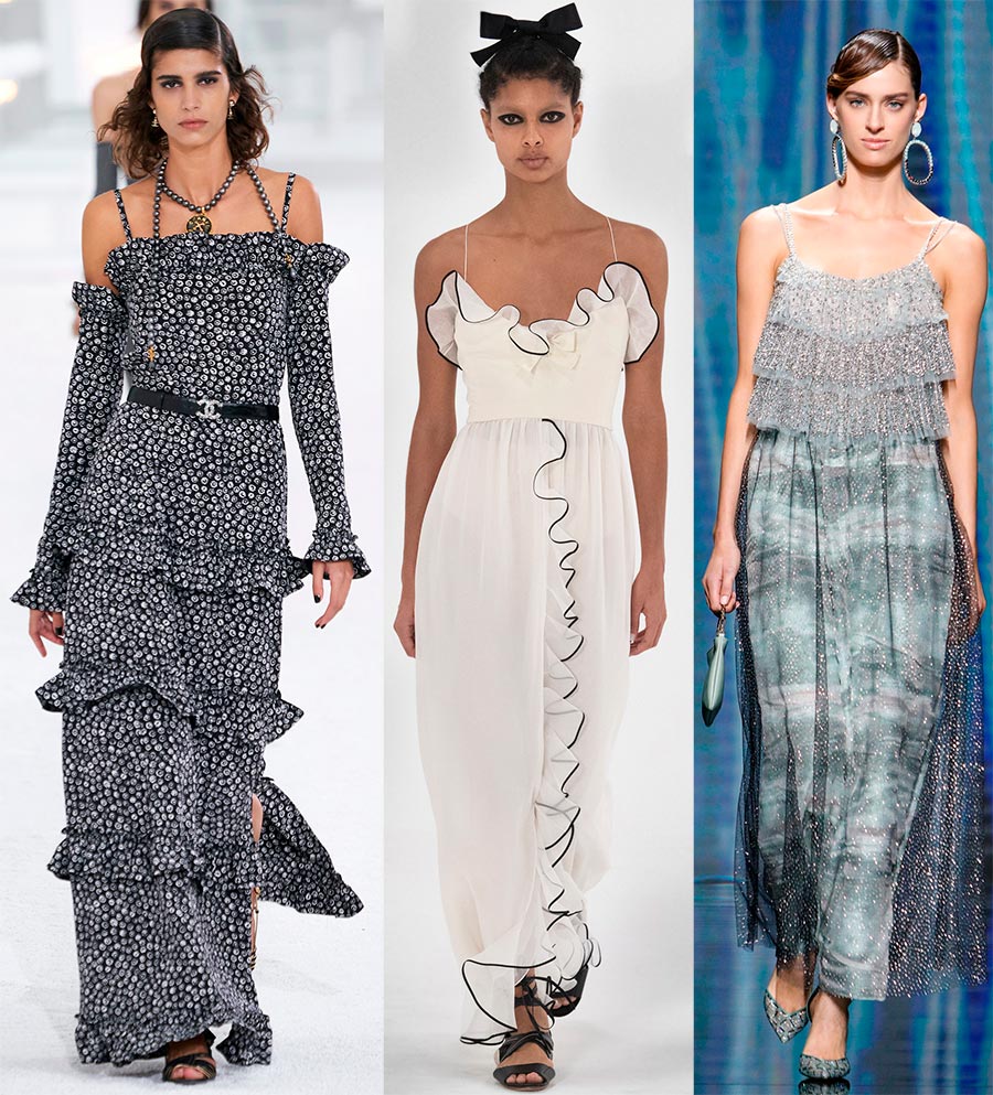 Robes de soirée à bretelles