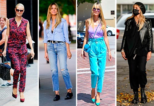 L'évolution du style du top model Heidi Klum