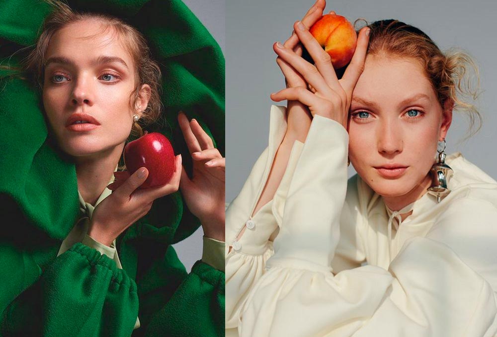 Fruits pour une séance photo