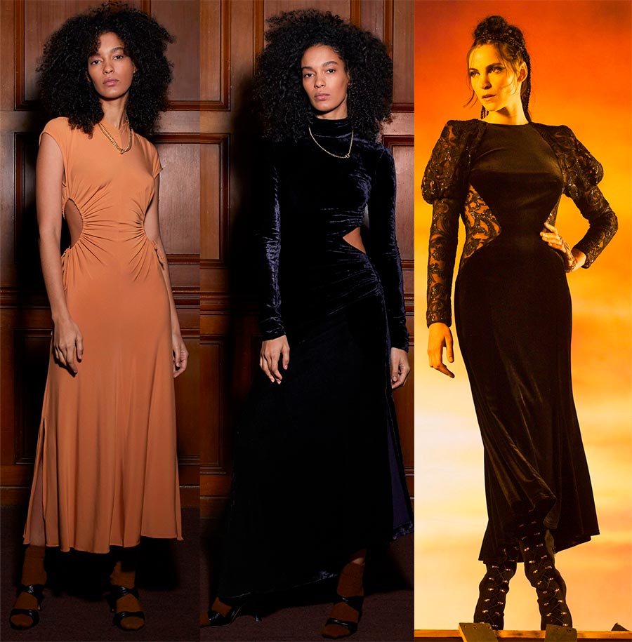 Robes avec découpes et fentes : tendance mode 2025-2026