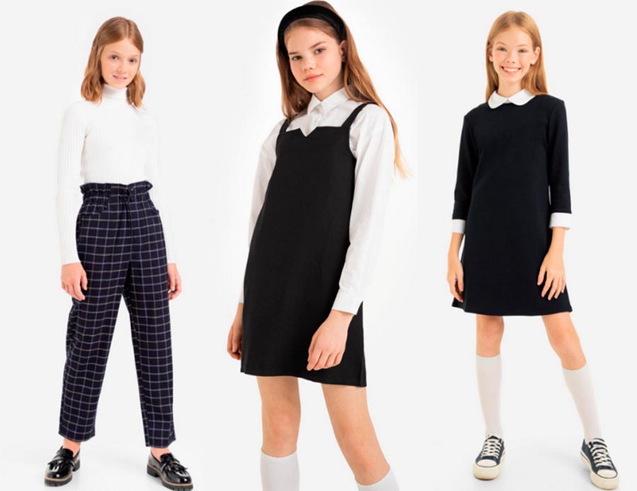 Vêtements d'école pour filles