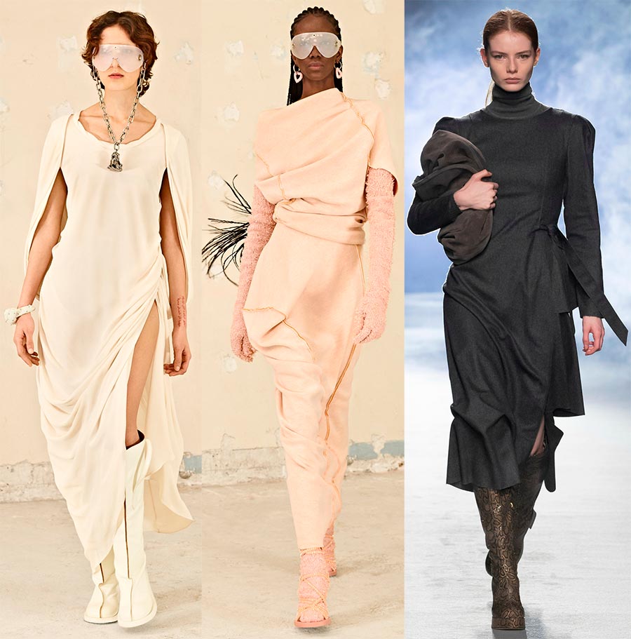 Robes de coupe inhabituelle