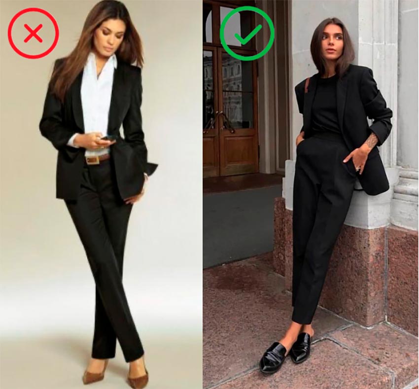 Vêtements de style affaires