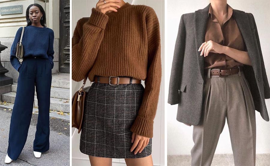 Looks d'affaires élégants