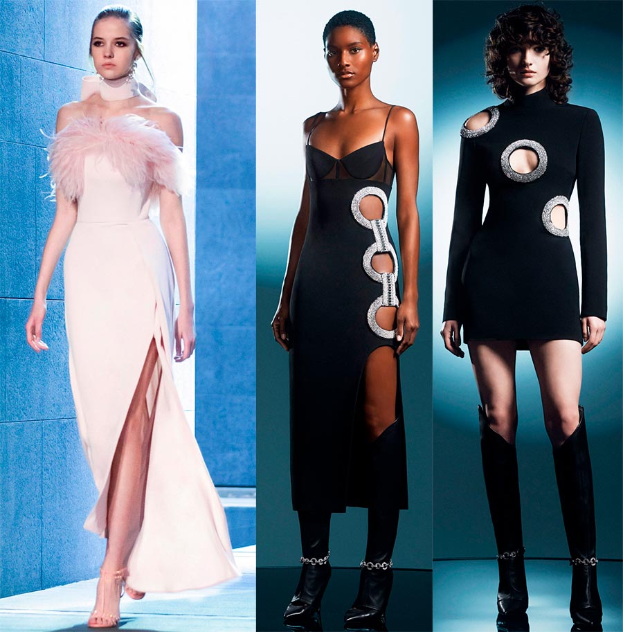 Vêtements découpés