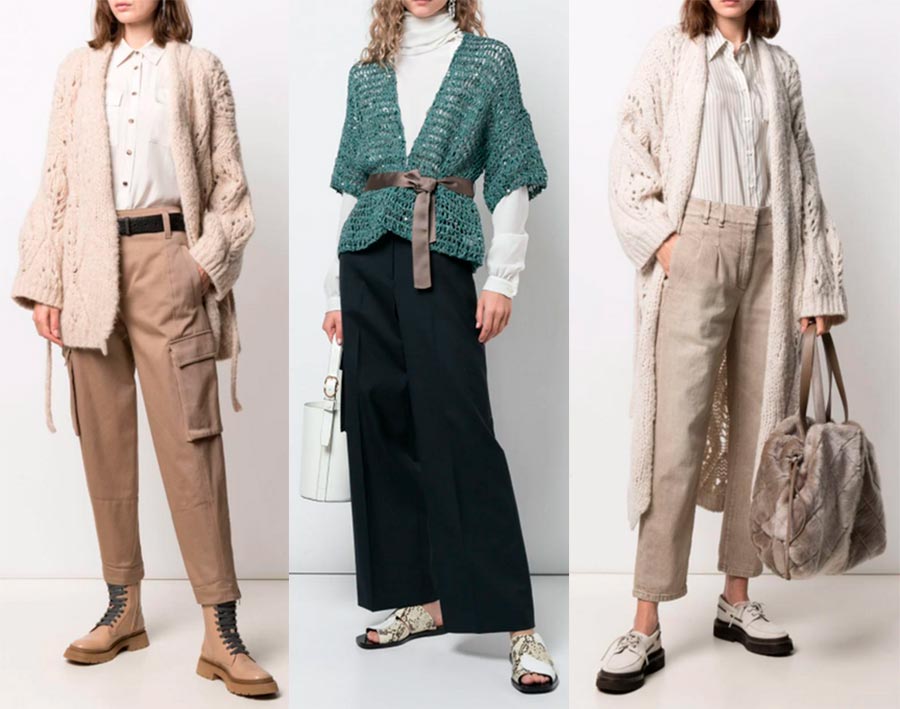 Les choses tricotées à la mode