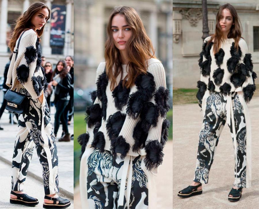 Tricots avec appliqués