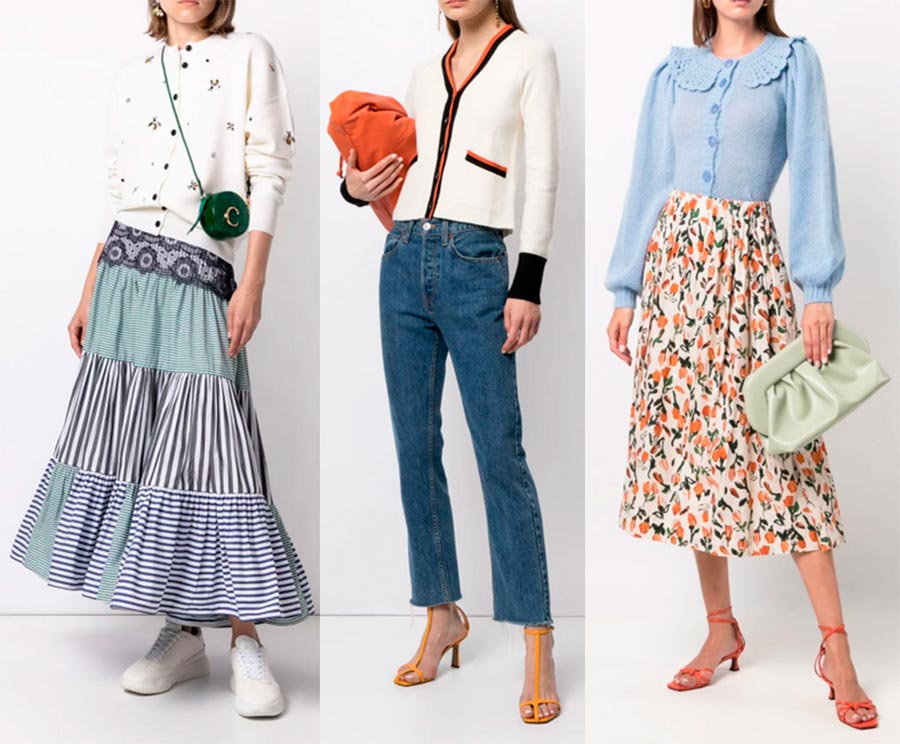 Cardigan en maille fine