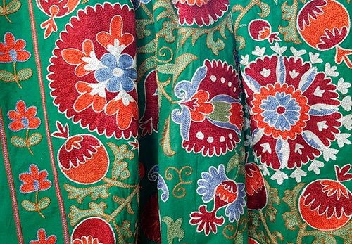 Broderie artistique Suzane : l'art de l'Ouzbékistan